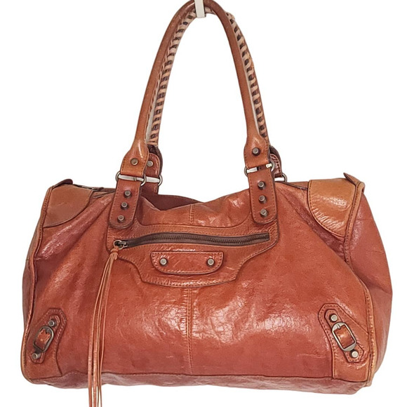 Balenciaga Weekender Classic Studs Leather - Picture 2 of 13